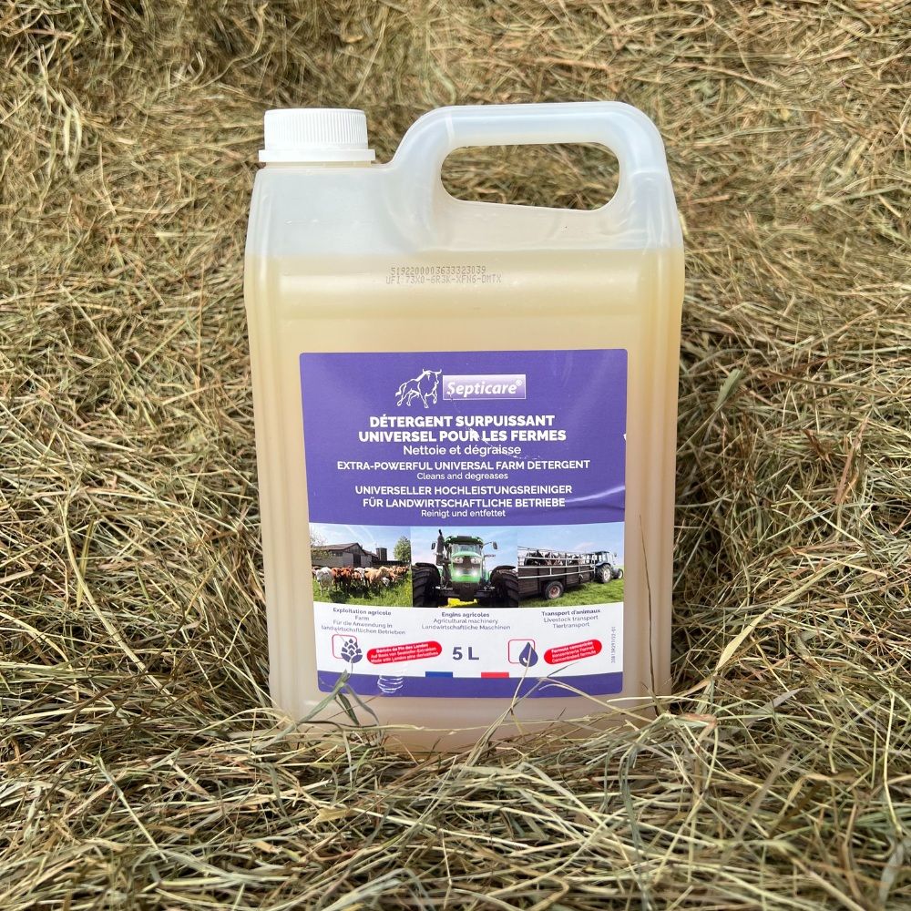 Nettoyant détergent surpuissant universel pour les fermes 5L SEPTICARE 