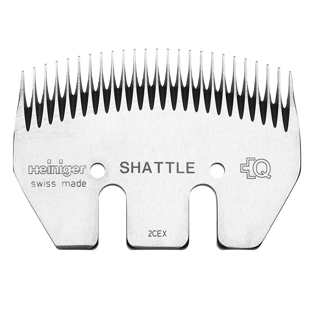 Peigne Heiniger Shattle, large 25 dents pour bovins