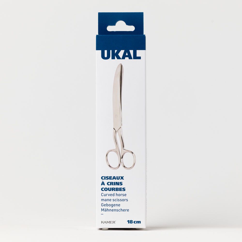 Ciseaux à crins courbes 18 cm