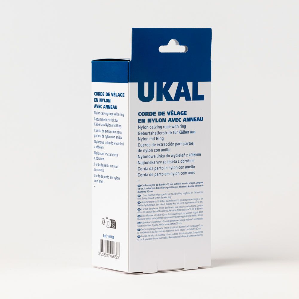 Cordes de vêlage nylon avec anneau