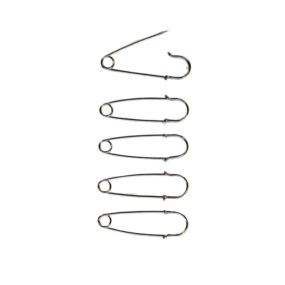 5 Épingles de bouclement sans oeillet pour ovin 8 cm
