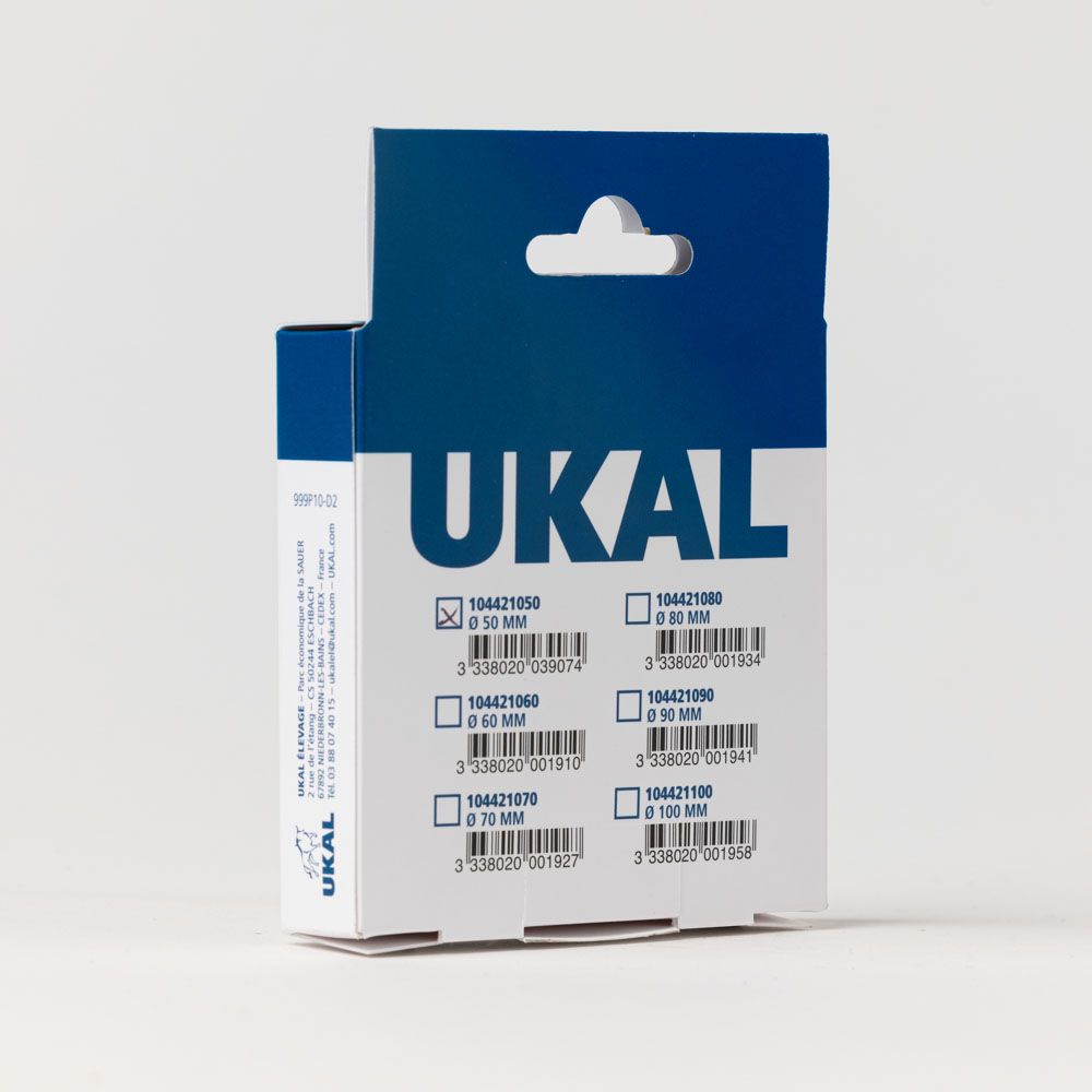 Anneau taureau en laiton diamètre 60 mm