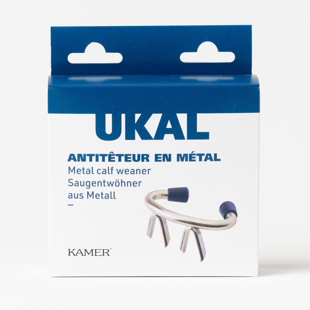 Anneaux antitêteurs en métal Ukal moyen modèle par 5