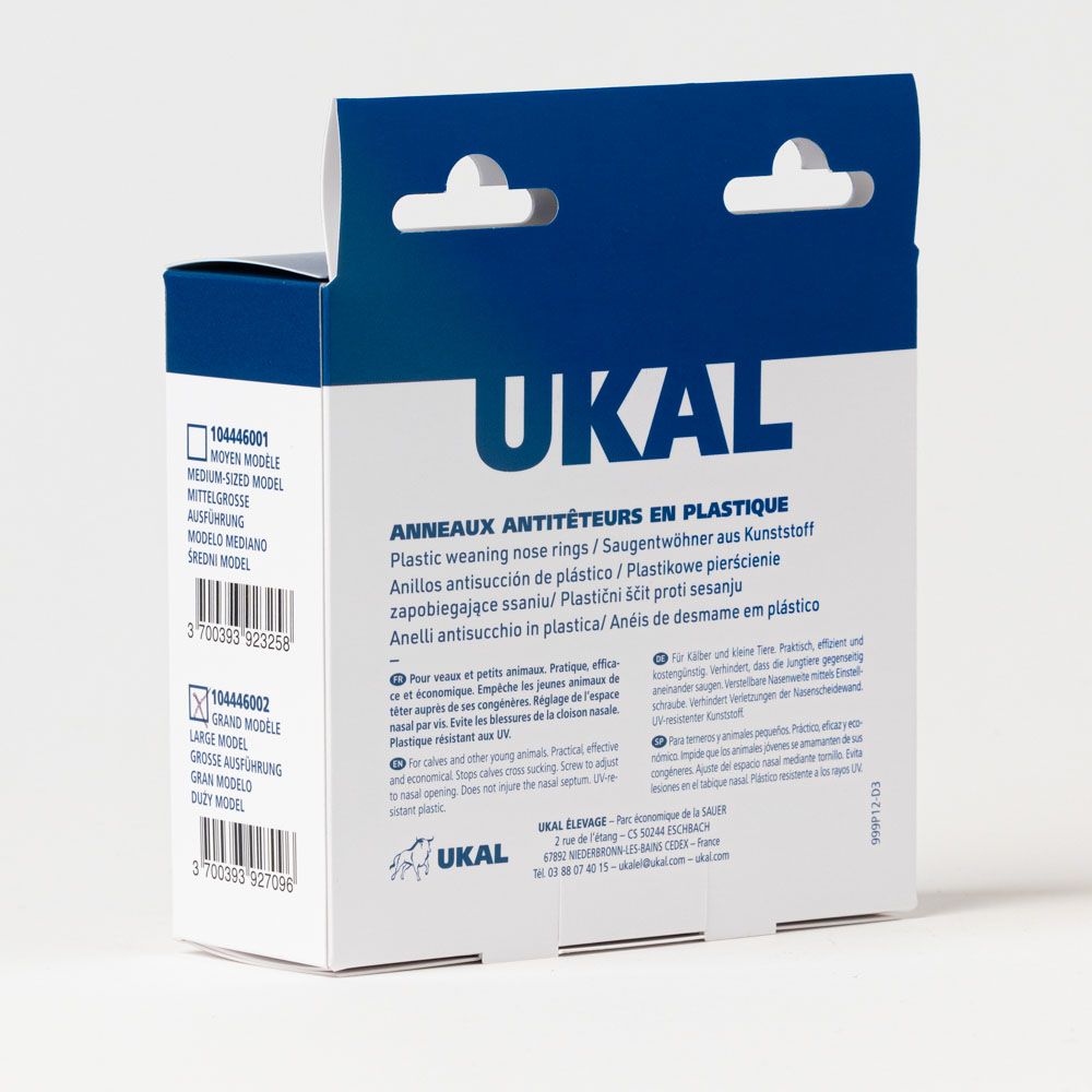 Antitêteur plastique à pointes rouge petit modèle X2