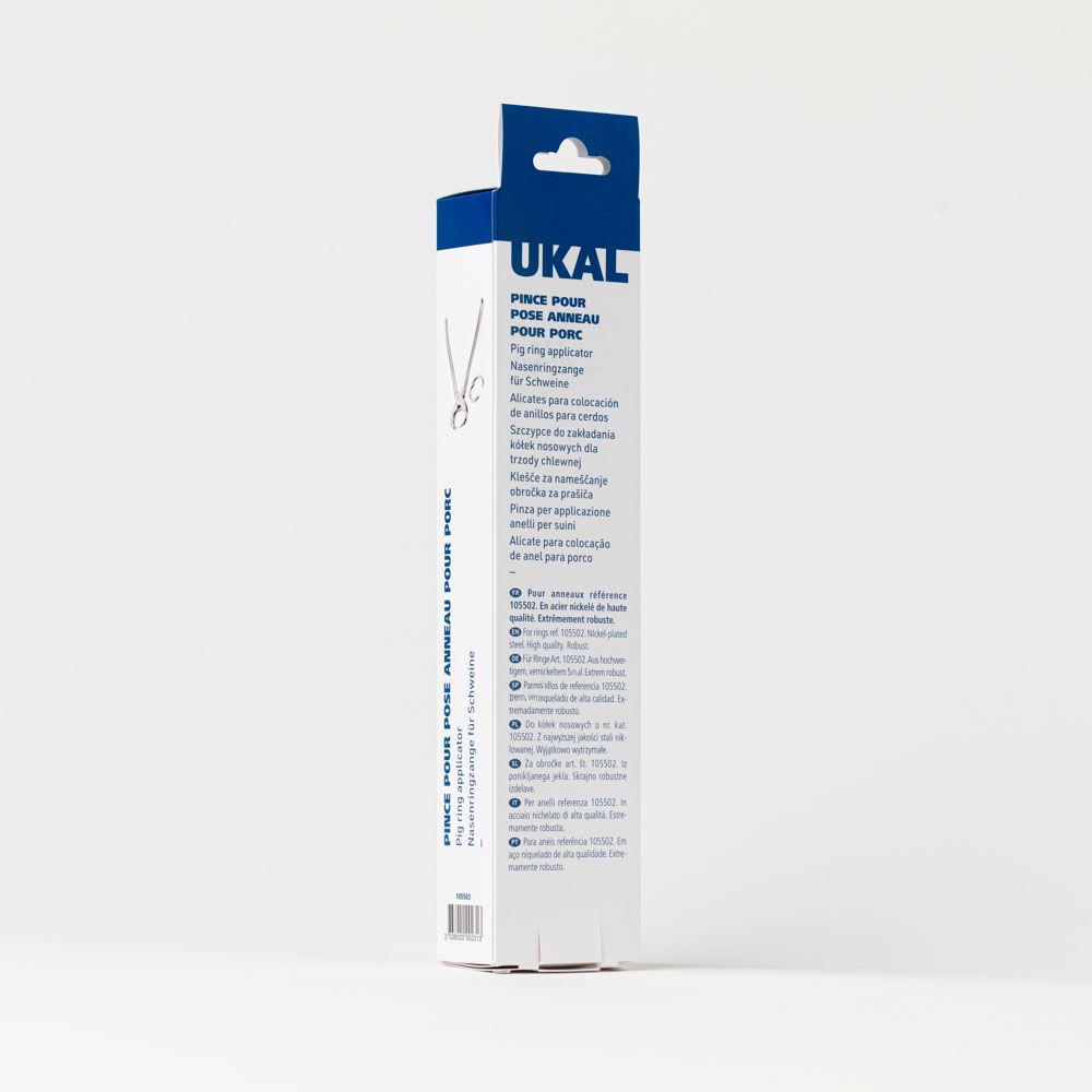 Pince pose anneaux acier porcs