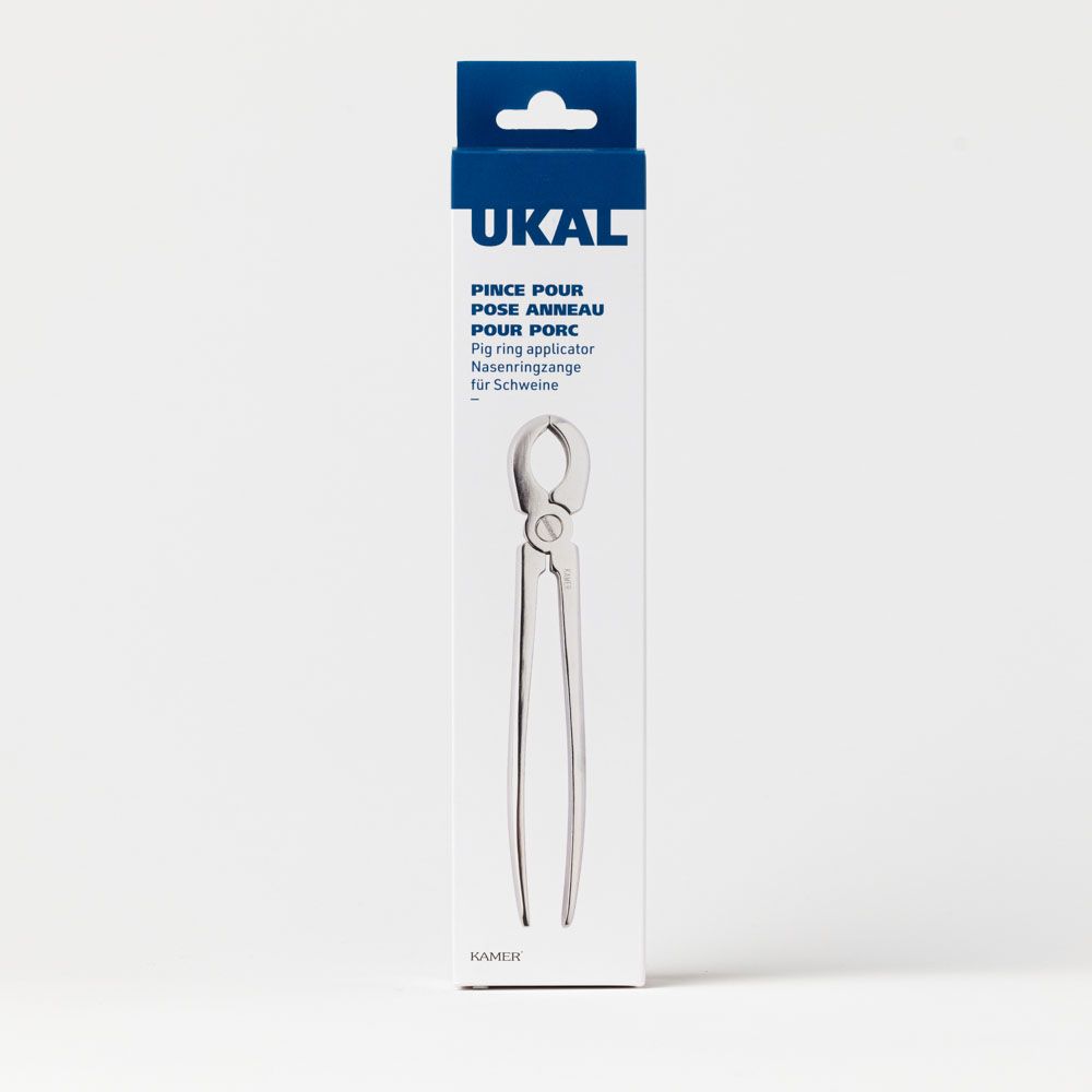 Pince pose anneaux acier porcs