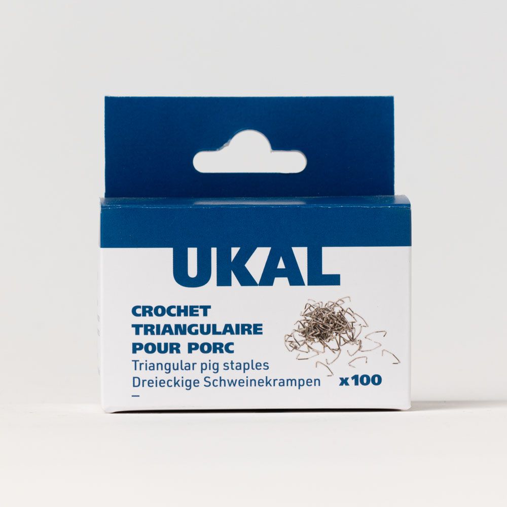 Crochets triangulaires pour porcs 