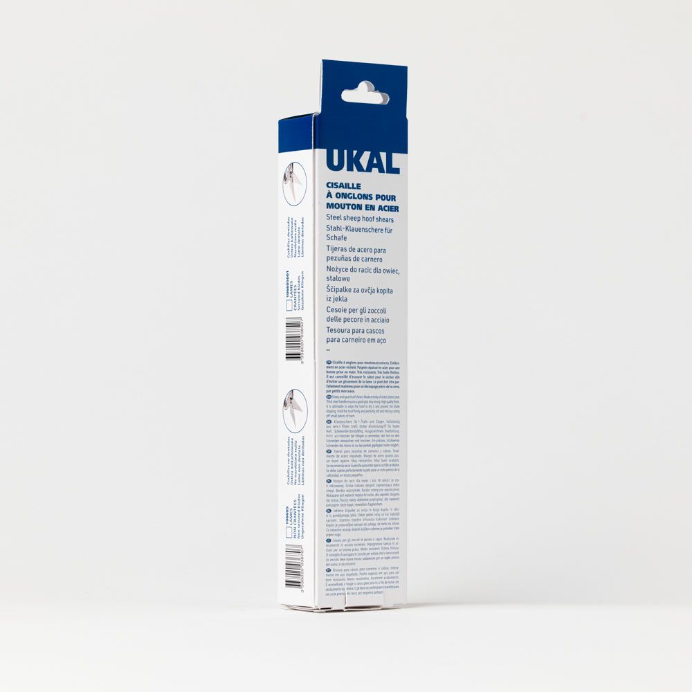 Cisaille onglons pour mouton, acier lames courtes non crantées