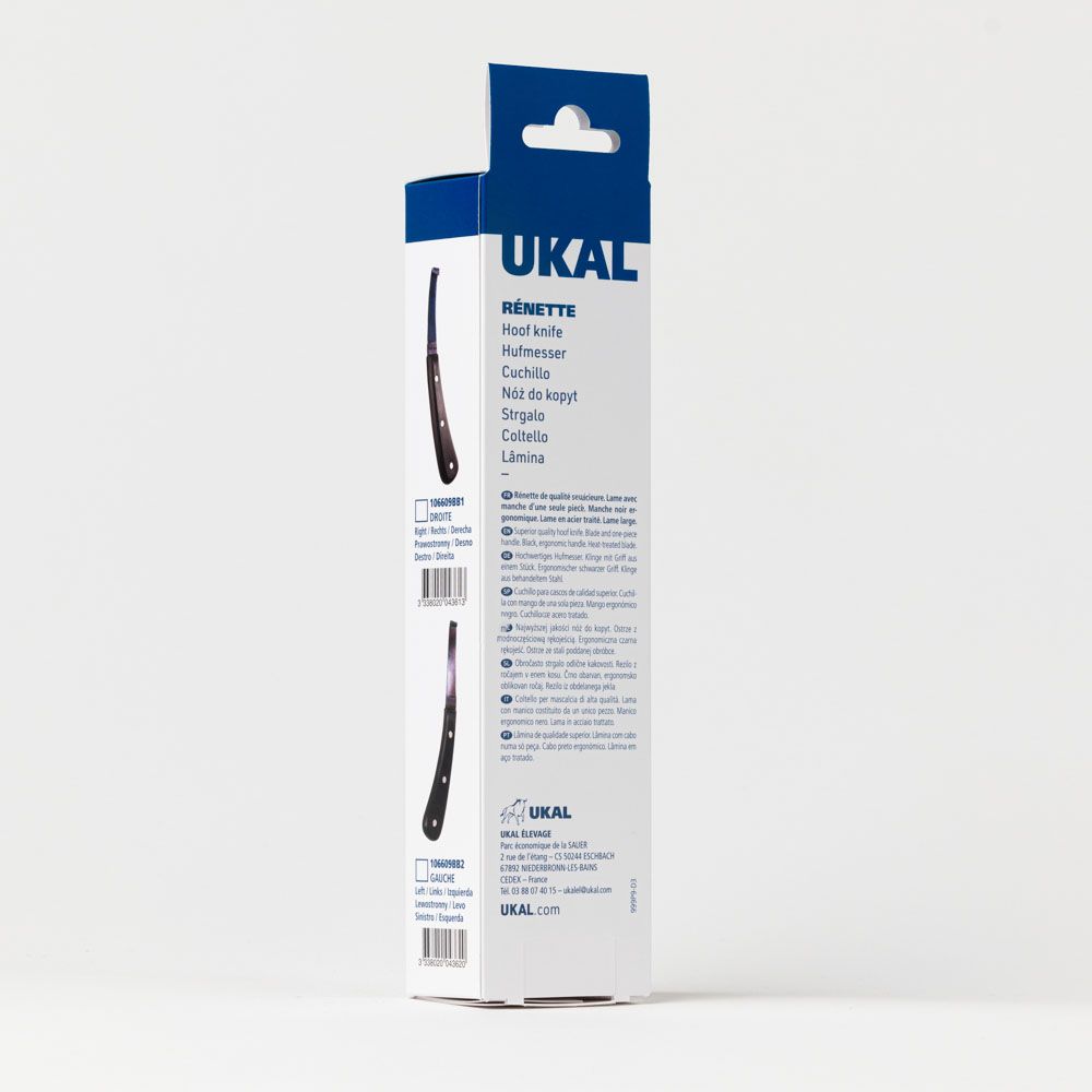 Rénette droite large  Black-Blue