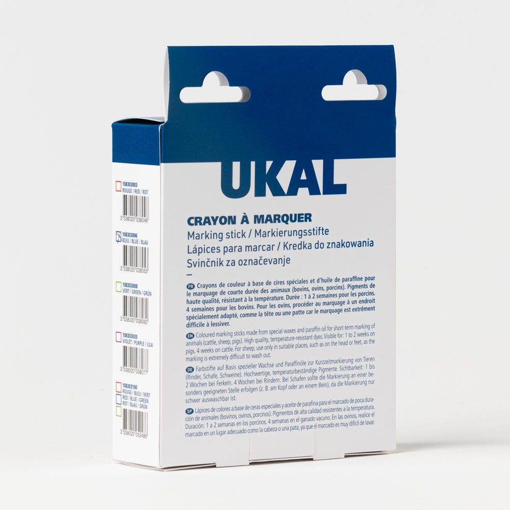 3 Crayons marqueurs bleus RAIDEX