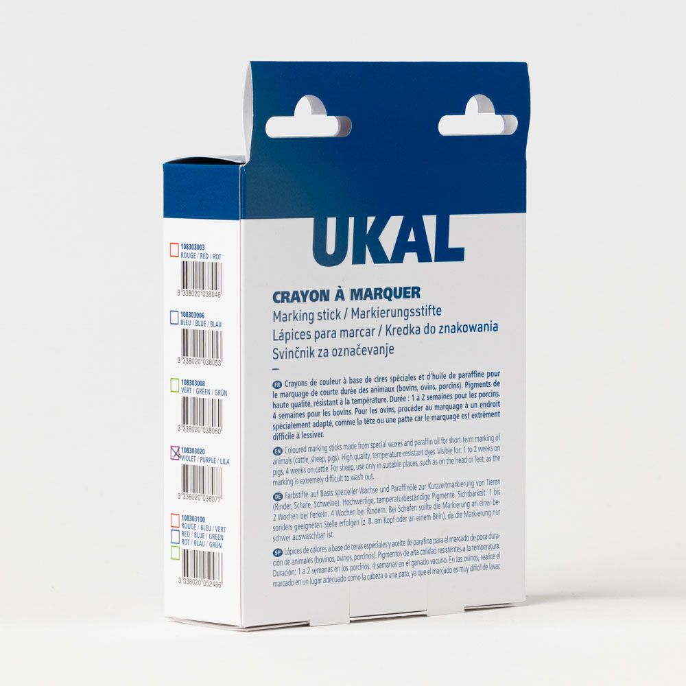 3 Crayons marqueurs violets RAIDEX