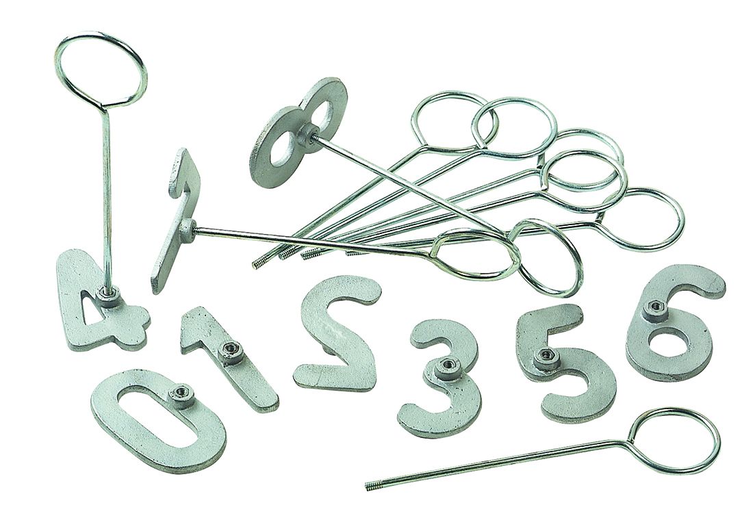 Série de numéros à marquer 0 à 9, 10 cm