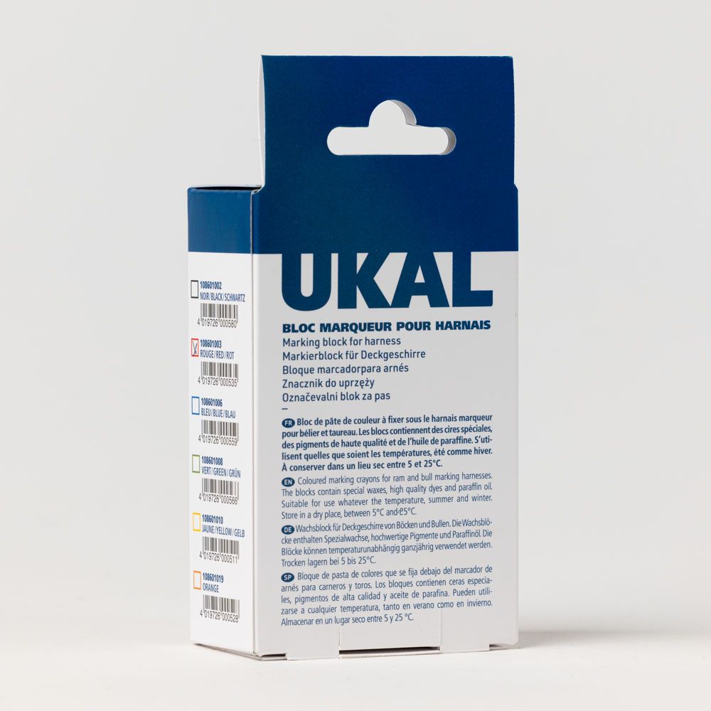 Bloc marqueur bleu pour harnais RAIDEX