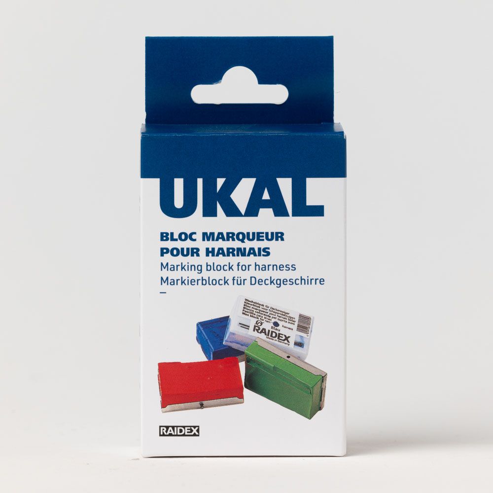 Bloc marqueur orange pour harnais RAIDEX