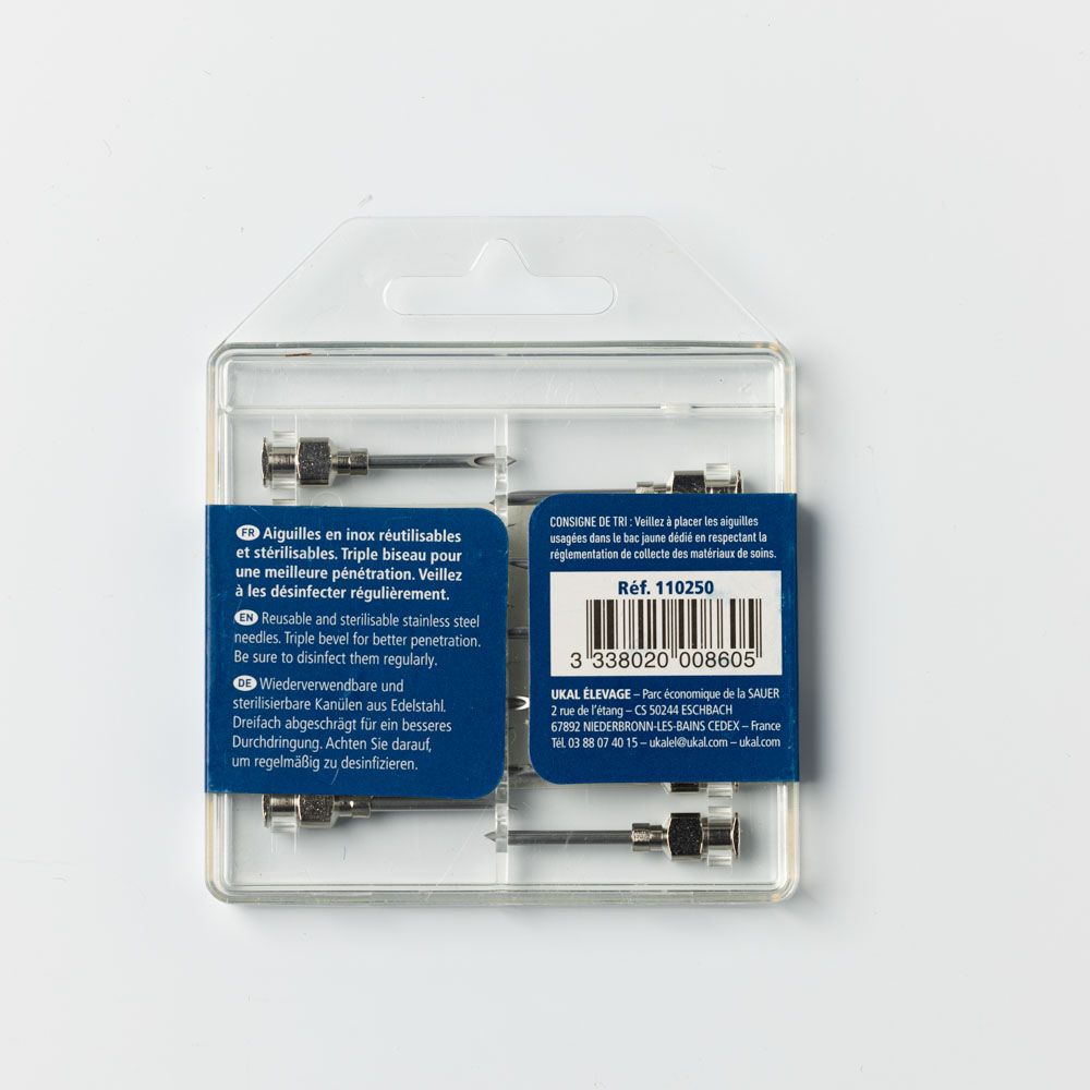 Aiguilles triple biseaux à usage multiple 20 mm/2.0 mm