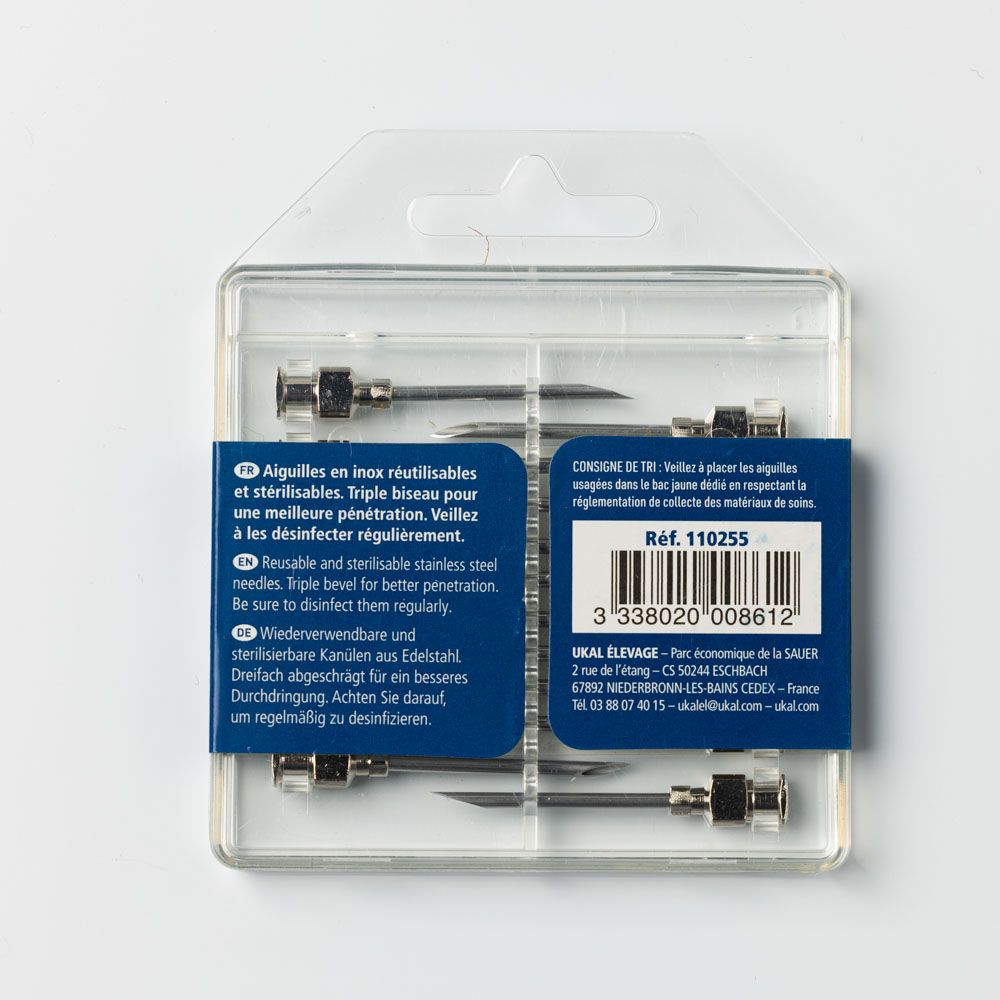 Aiguilles triple biseaux à usage multiple 30 mm/2.0 mm