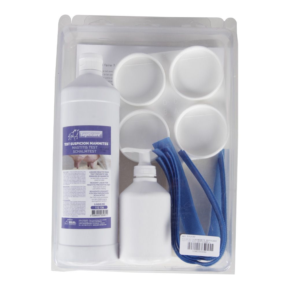 Kit complet Septicare , pour test de mammite