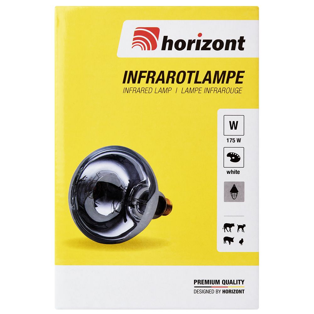 Ampoule infrarouge IR 175W claire