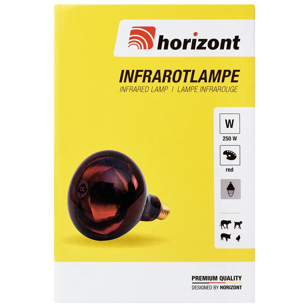 Ampoule infrarouge IR 250 W rouge