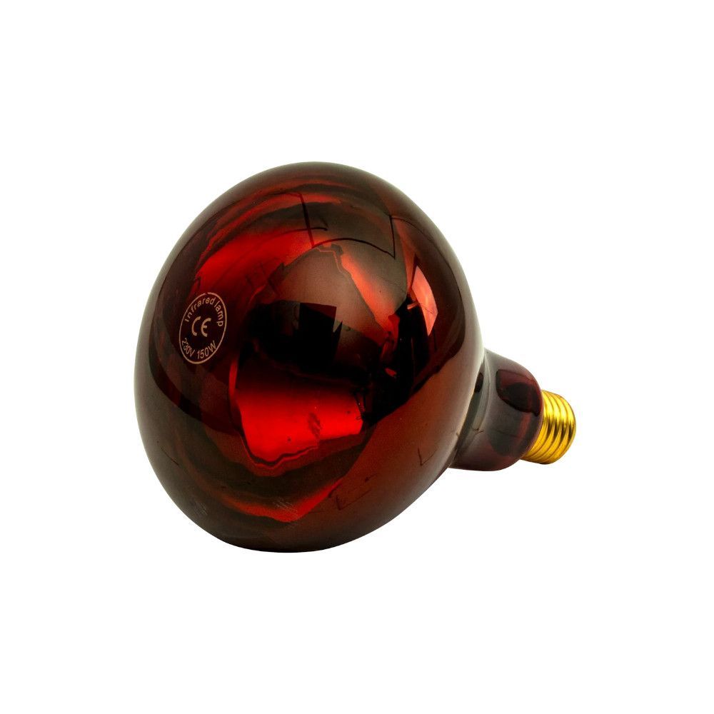 Ampoule infrarouge 150 W rouge UKAL