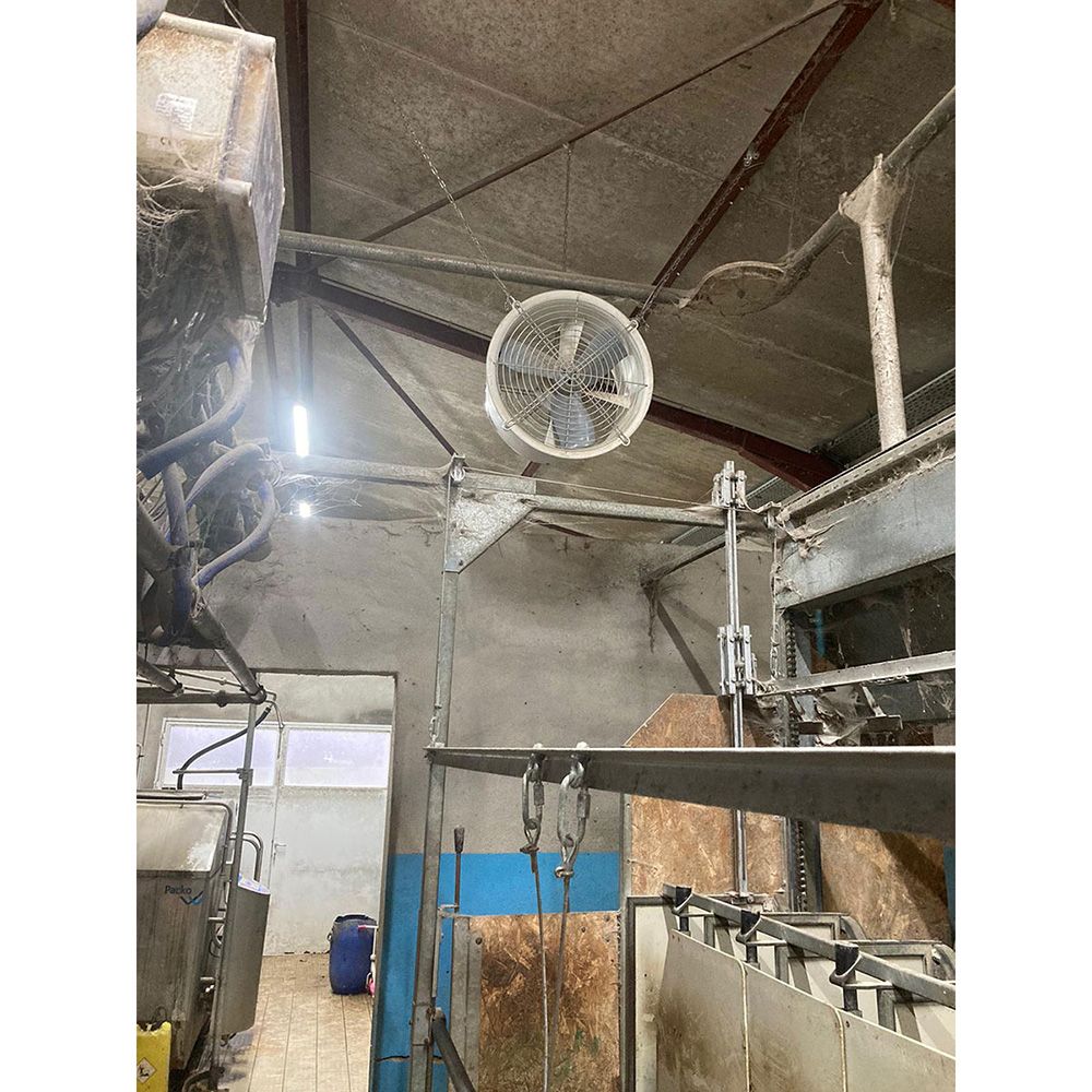 Kit ventilateur triphasé pour salle de traite