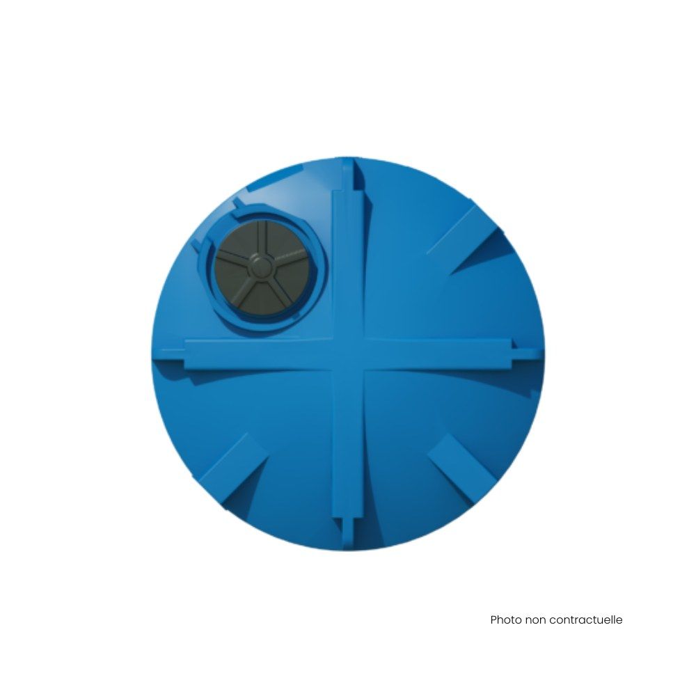 Cuve aérienne 5 000 L grise EMP ROTOMOULAGE