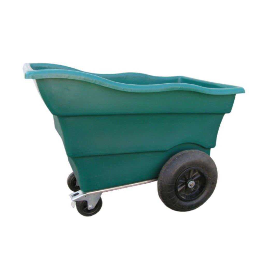 Chariot à aliments vert 350 L EMP ROTOMOULAGE