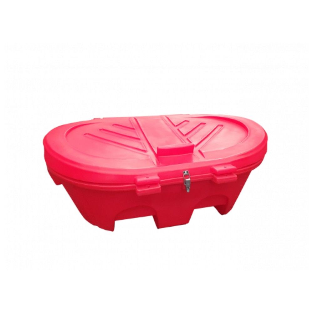 Bac à sel / sable premium 200 L rouge EMP ROTOMOULAGE 