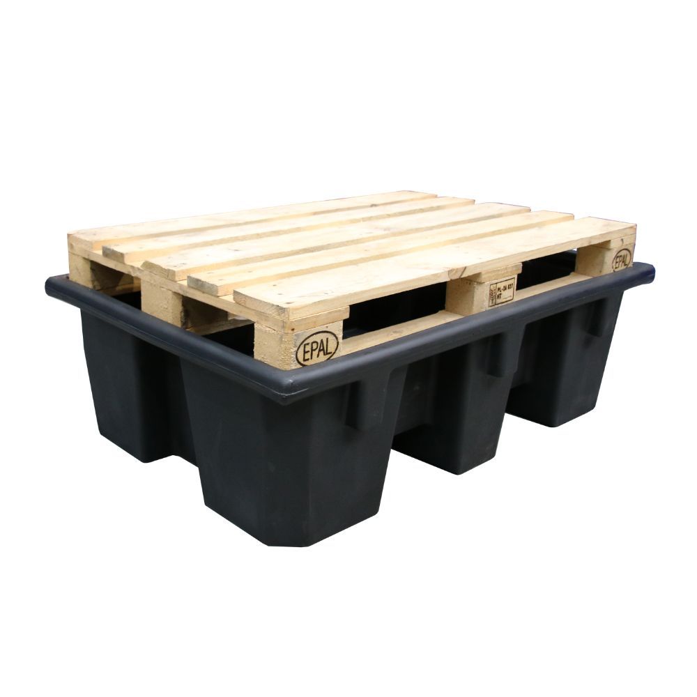 Bac de rétention 240 L éco-conçu pour 2 fûts EMP