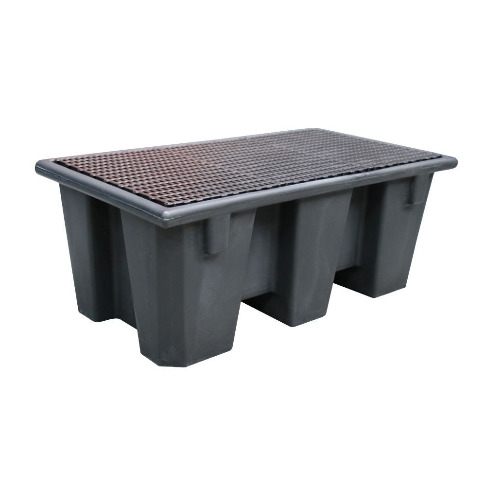 Bac de rétention 220 L éco-conçu pour 2 fûts EMP