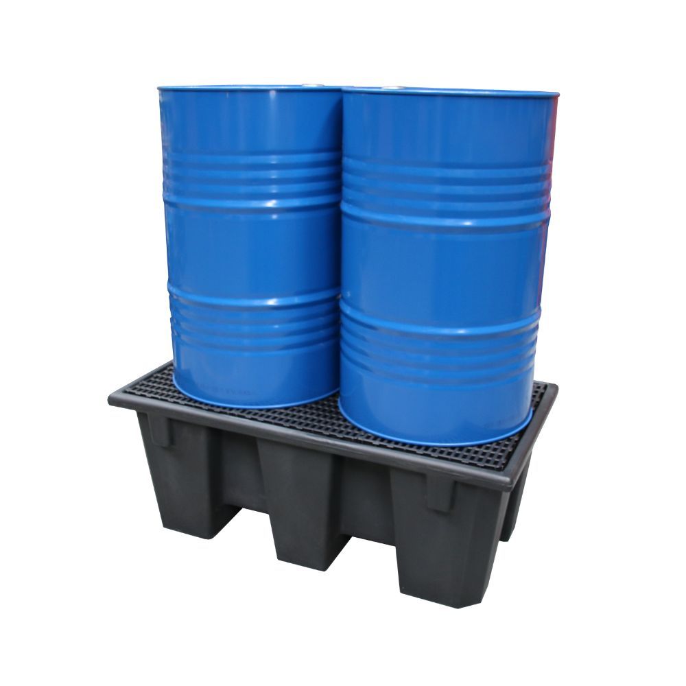 Bac de rétention 220 L éco-conçu pour 2 fûts EMP