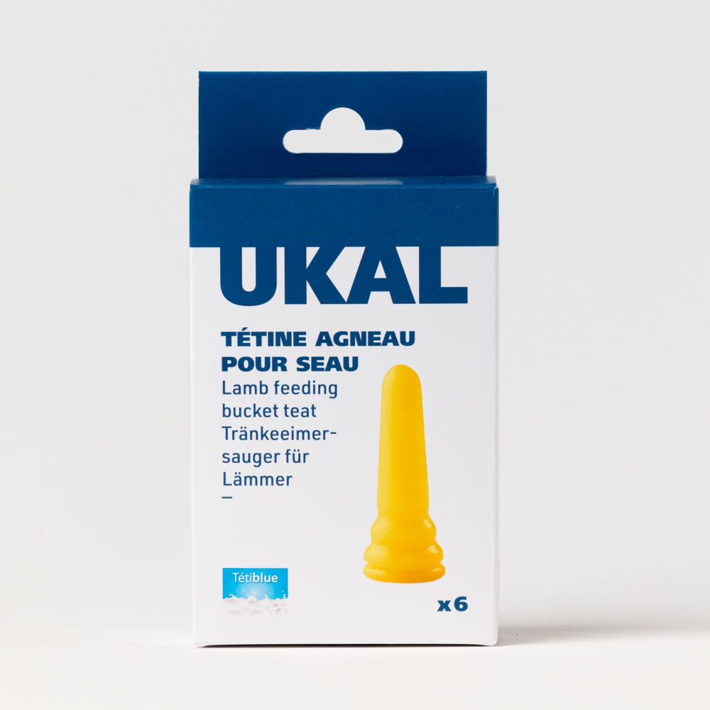 Tétine agneau en latex par 6