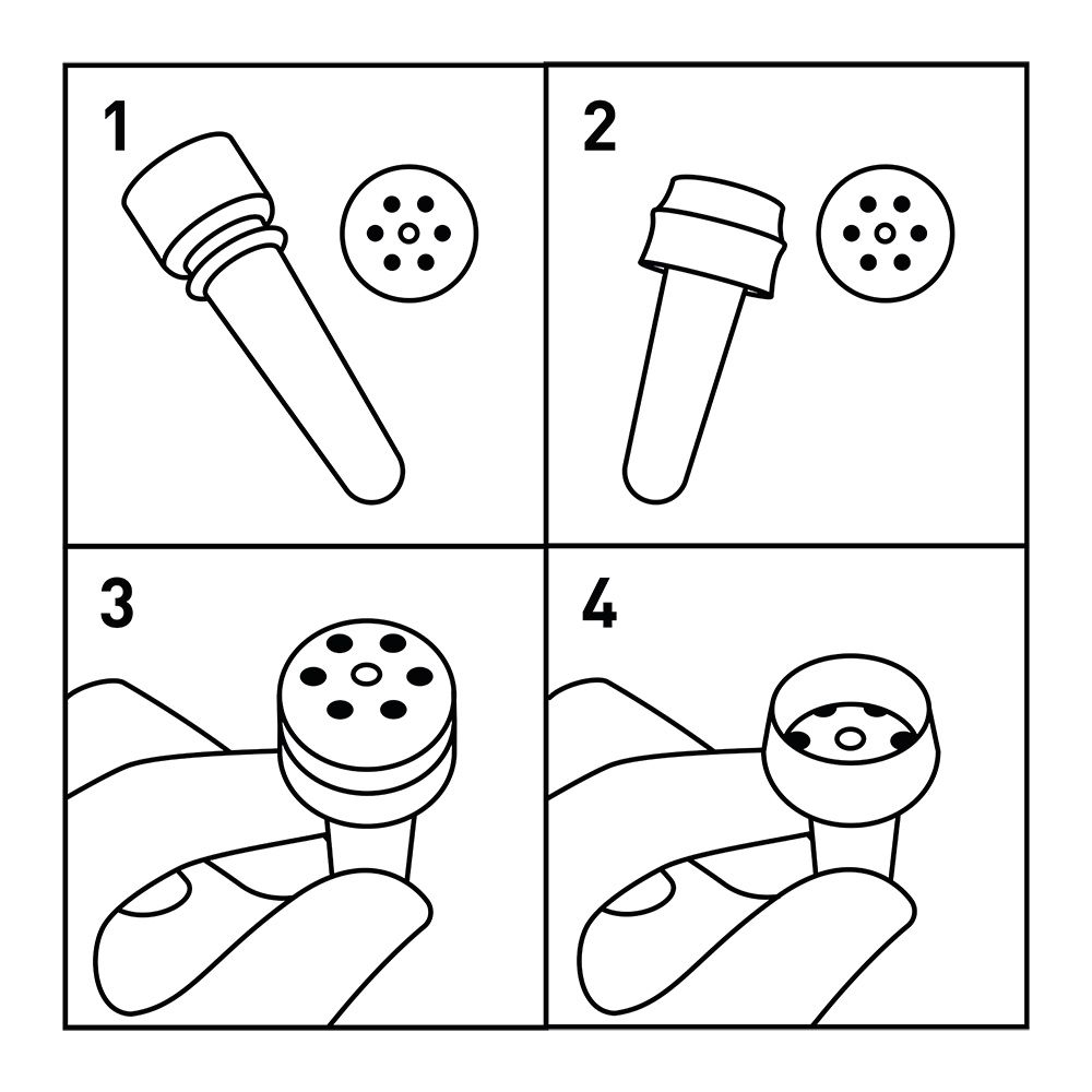 Clapet alu pour tétine agneau par 6