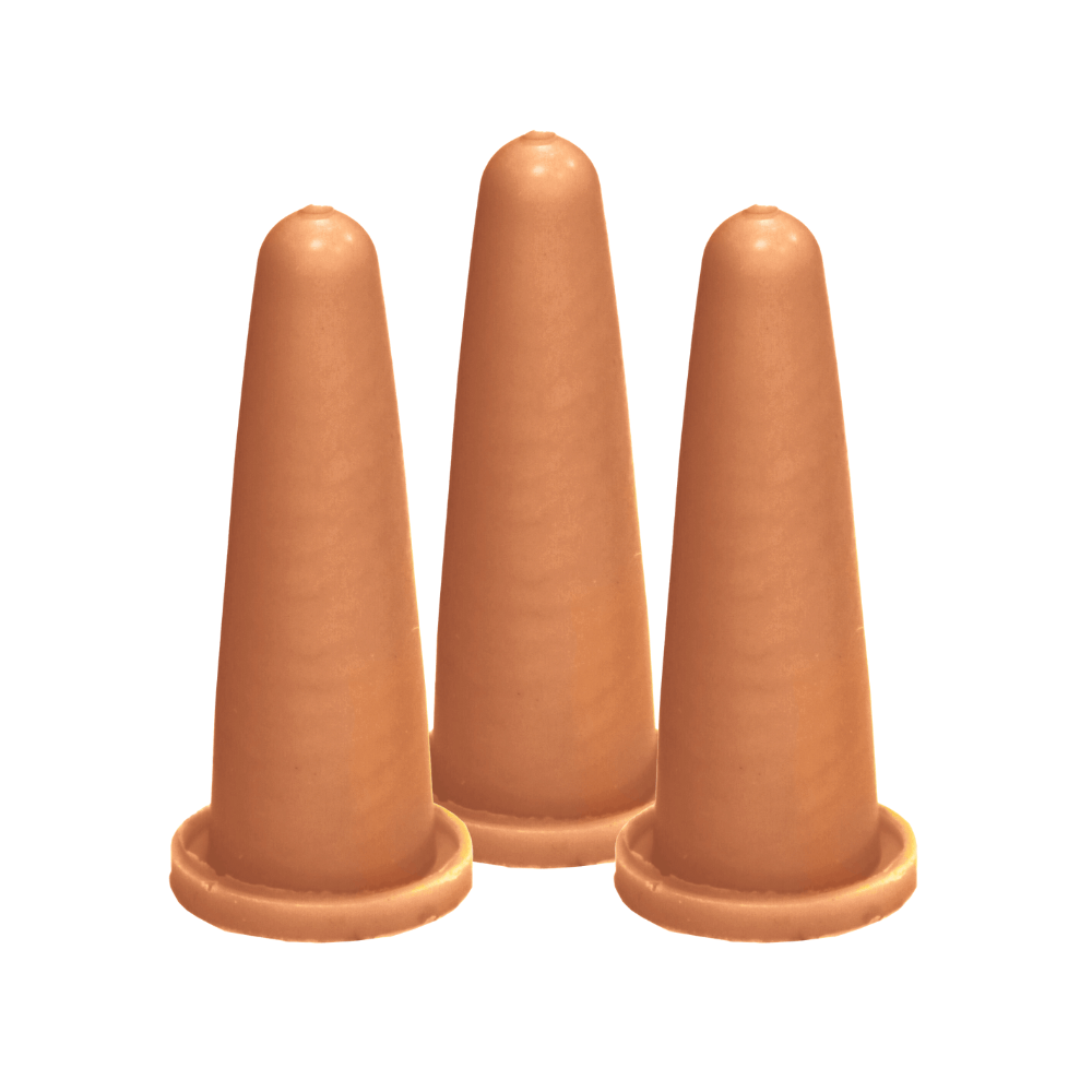 3 tétines pour socle sable 43x100mm TETIBLUE 