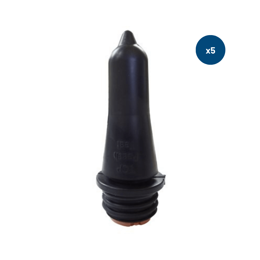  5 Tétines Peach Teat noire STALLION