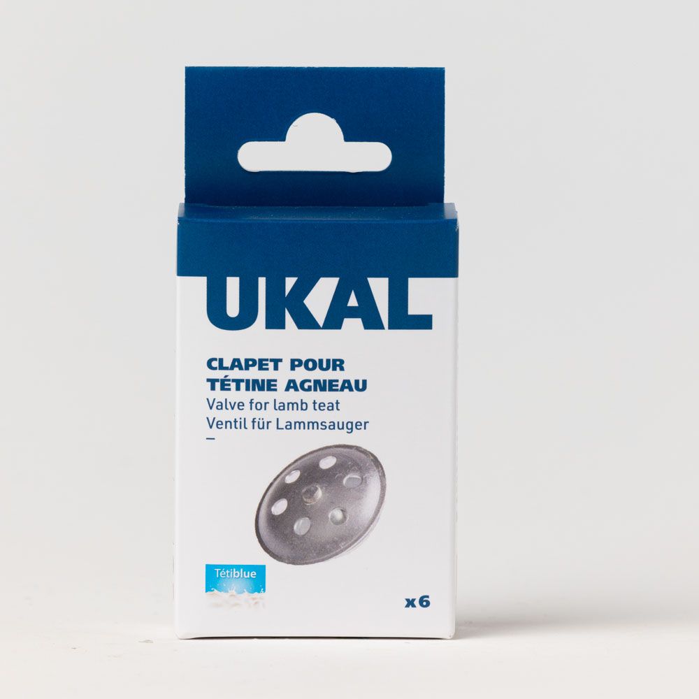 Clapet alu pour tétine agneau par 6