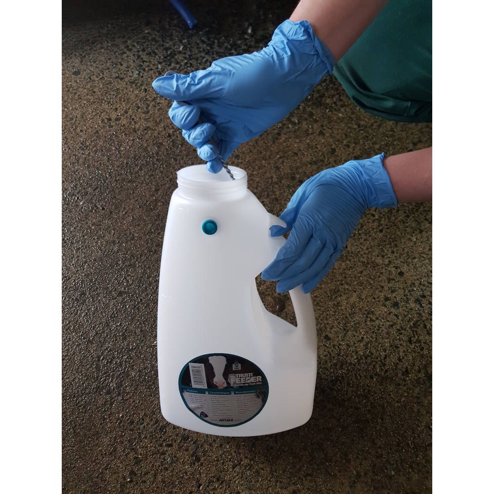 Brosse inox pour sacs de colostrum ANTAHI