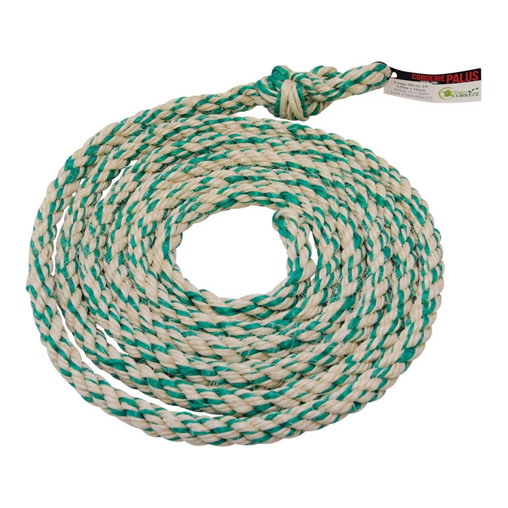 Longe vert en chanvre et polypropylène Ø 10 mm, 2 m