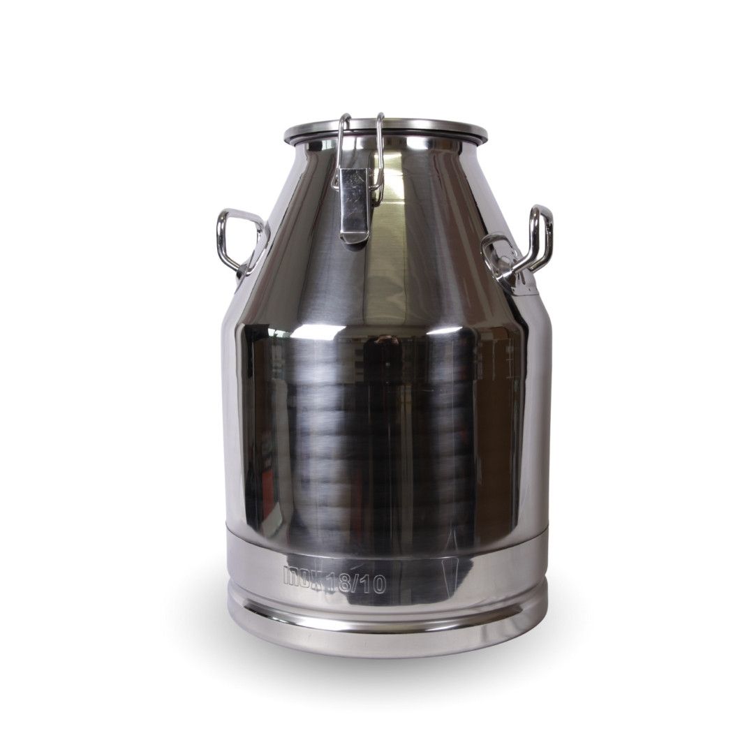 Bidon de lait pour transport en acier inox 30L