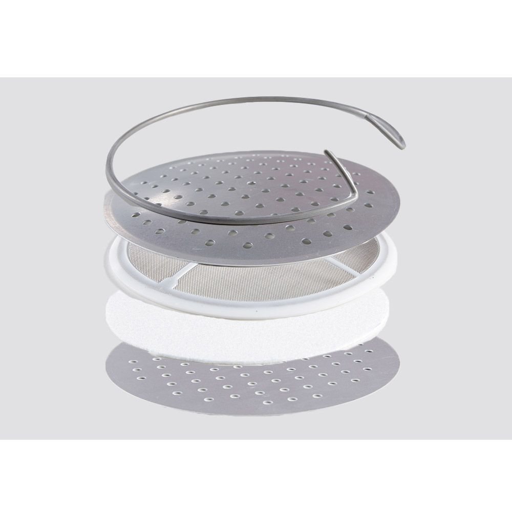 Couloir à lait et grilles en aluminium