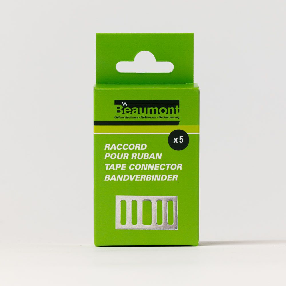  5 Raccords en aluminium pour ruban 40 mm BEAUMONT
