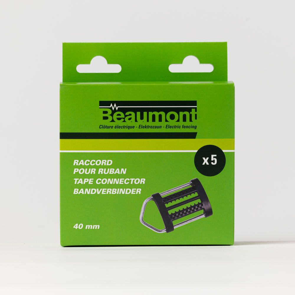 5 Raccords pour ruban 40 mm BEAUMONT
