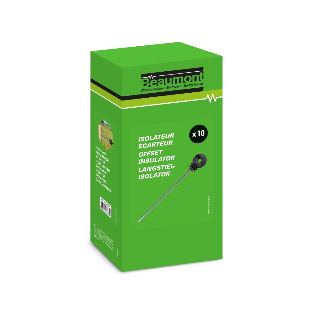 10 Isolateurs annulaires écarteurs droits BEAUMONT