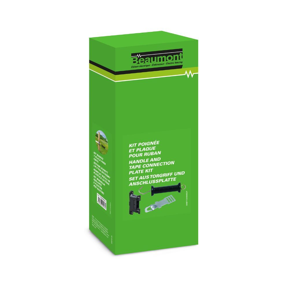 Kit poignée + plaque + isolateur pour rubans BEAUMONT