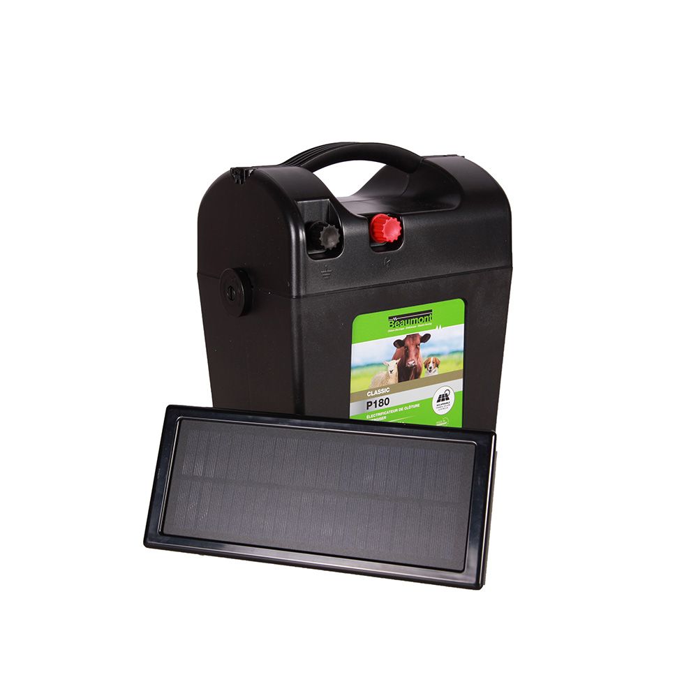 Poste P180 panneau solaire et pile 9 V 170 AH