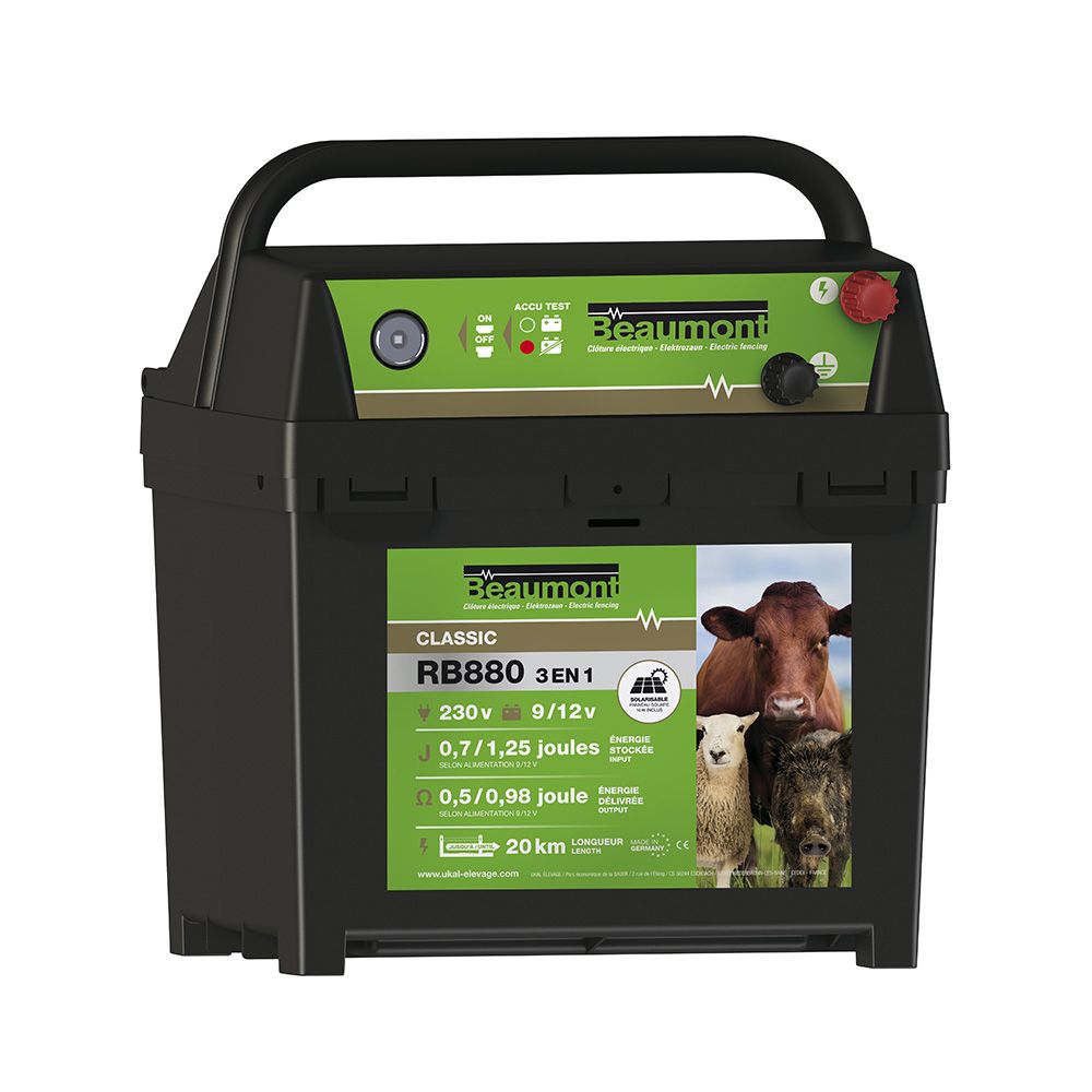 Poste mixte RB880 et batterie 12 V 75 Ah