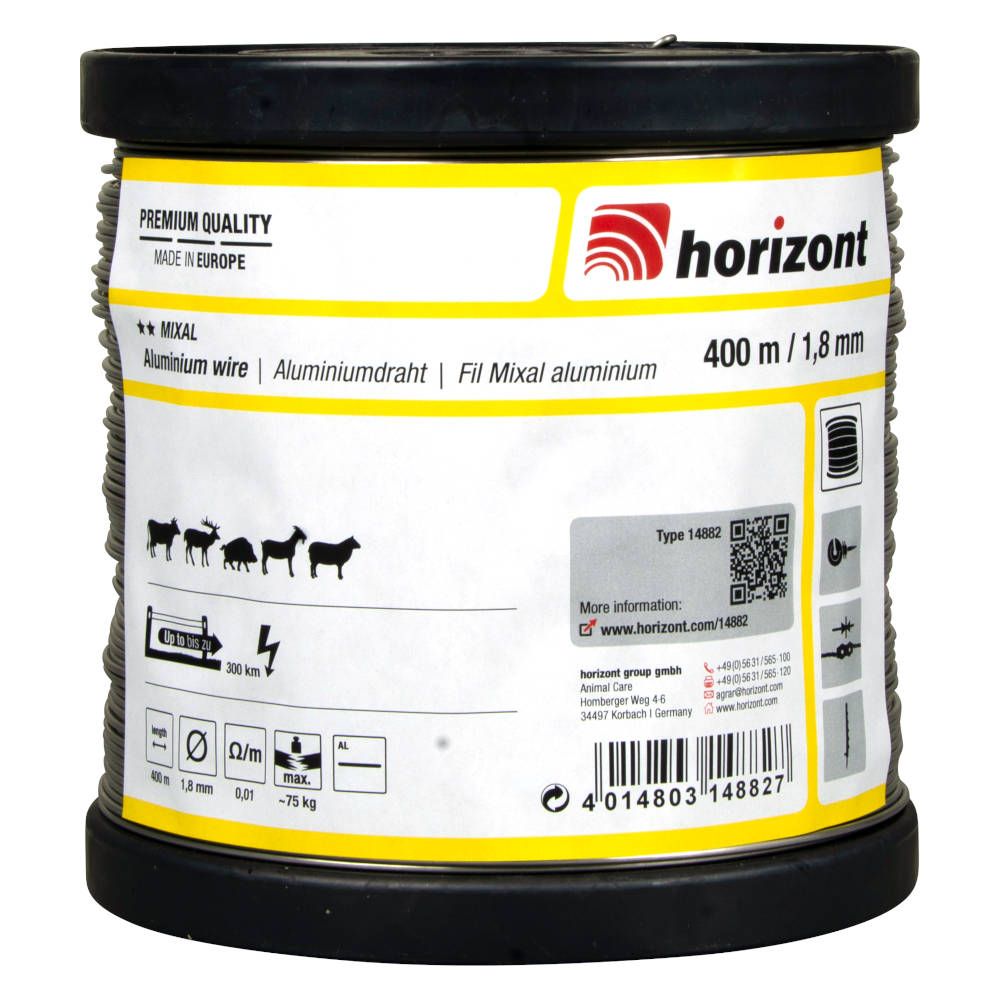 Fil MIXAL en alliage d'aluminium 400 m HORIZONT