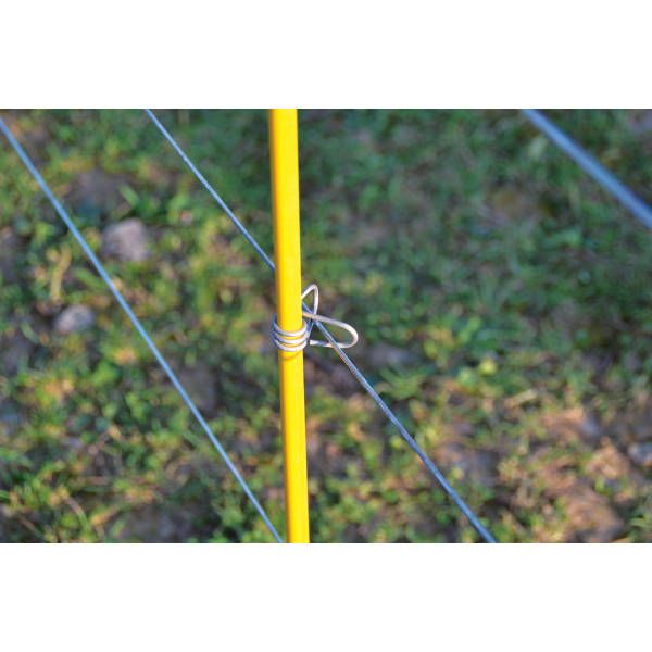 100 isolateurs master clip  HORIZONT pour piquets 12 mm