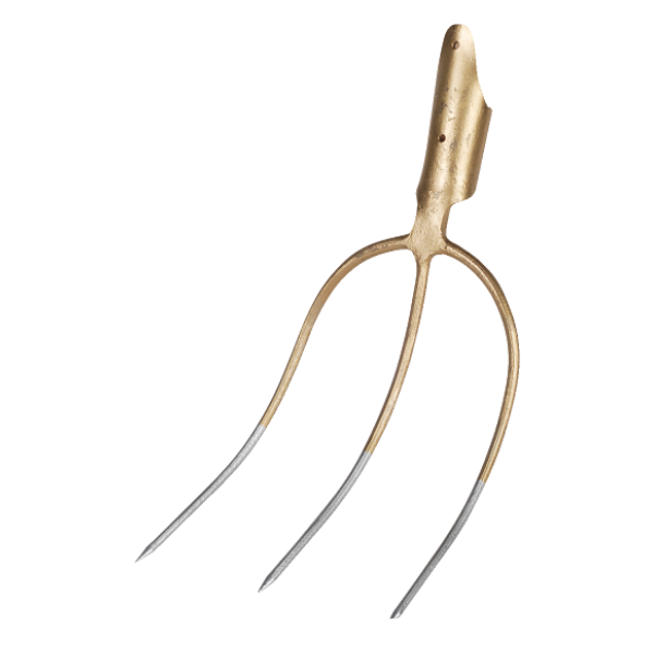 Fourche avec douille de fixation 3 dents