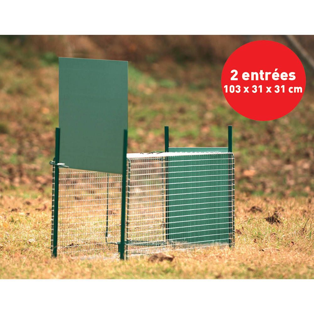 Boîte à fauve 2 portes, 103 x 31 x 31 cm BOXTRAP